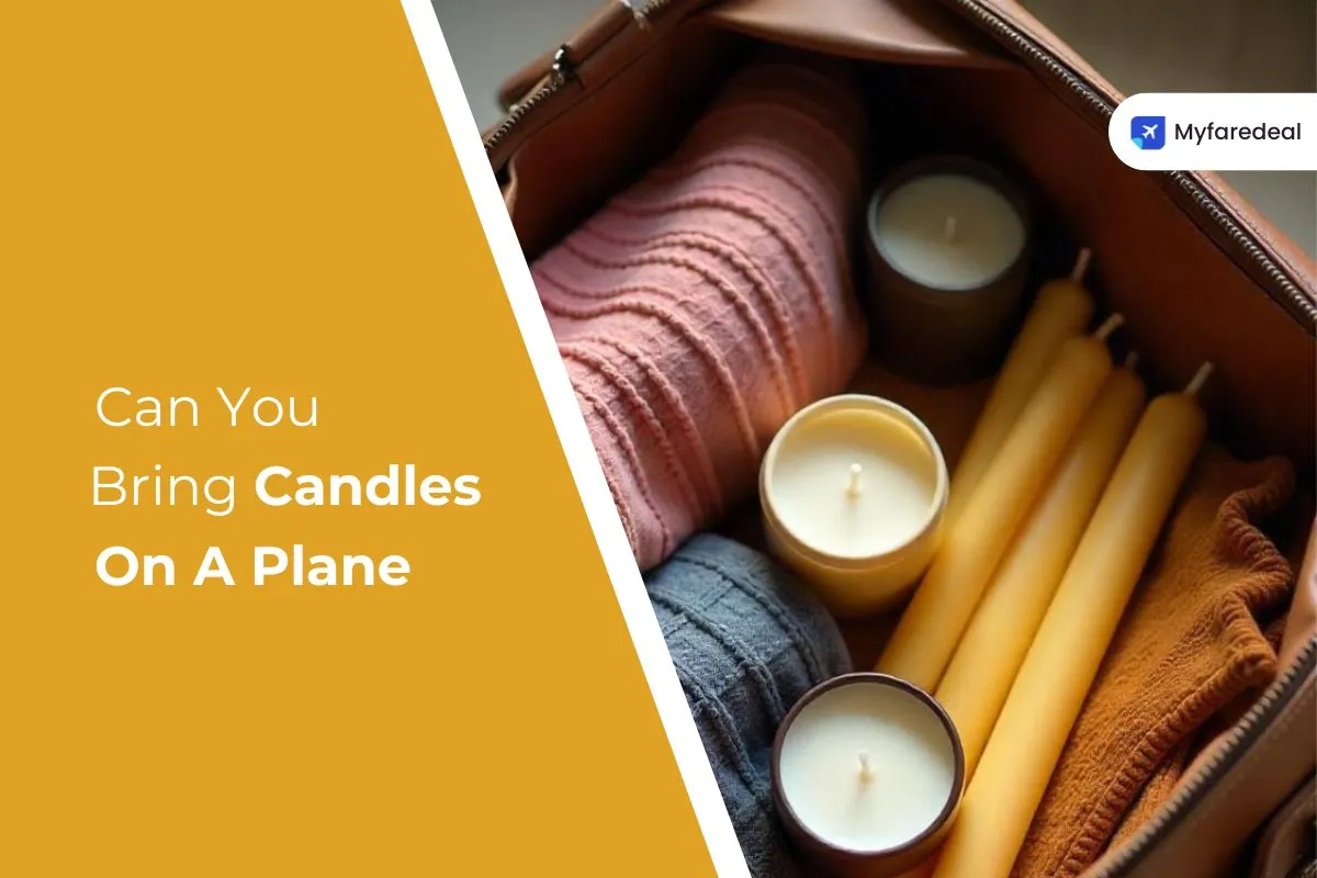 carry candles on a airplane